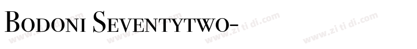 Bodoni Seventytwo字体转换 Bodoni Seventytwo字体转换